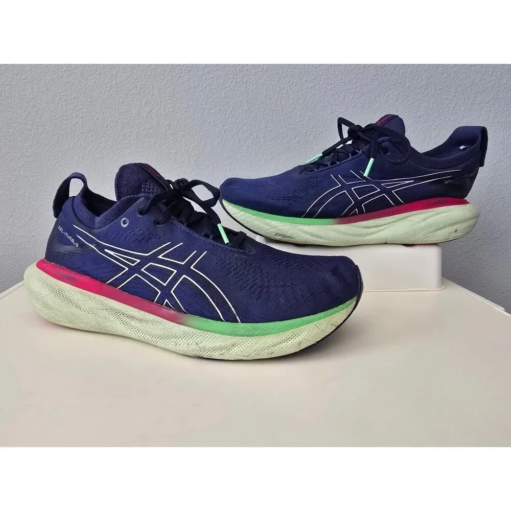 ASICS Gel‑Nimbus 25 Running Sneakers Men’s US 9.5 Cushioned Neutral Trainer